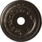 Ekena Millwork Baltimore PVC Medallion (Canopies up to 7 3/4"), 19"OD x 3 1/2"ID x 1"P, Metallic Rustic Mist CMP19BAERU - alternate 1